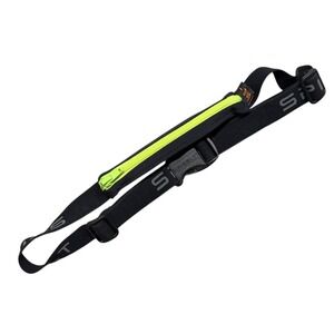 SPIbelt Running Belt Black Neon Green Expandable Waist Pack Adjustable Athletic